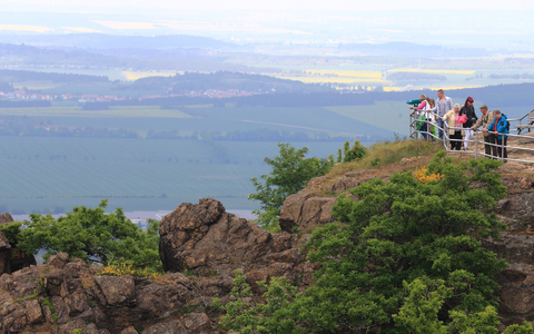 Der Hexentanzplatz über dem Bodetal im Harz ist ein beliebter Ausflugspunkt. (Archivbild) - Foto: picture alliance / dpa