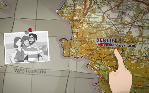 35 Jahre Mauerfall: Im Labyrinth der Lügen / Animationsserie erweckt Alltag im ehemaligen Ost-Berlin zum Leben - Foto: presseportal.de