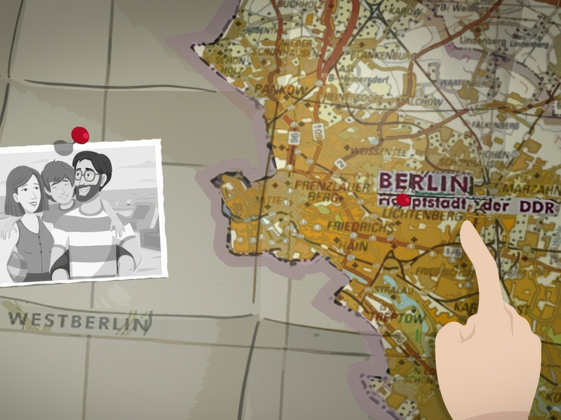 35 Jahre Mauerfall: Im Labyrinth der Lügen / Animationsserie erweckt Alltag im ehemaligen Ost-Berlin zum Leben - Foto: presseportal.de