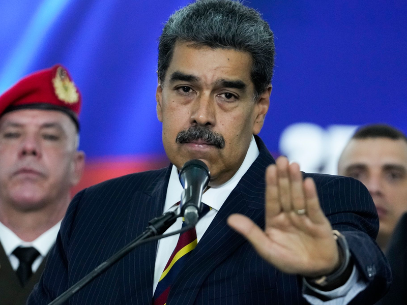 Wurde wirklich ein Attentat auf Maduro geplant? (Foto Archiv) - Foto: Matias Delacroix/AP/dpa
