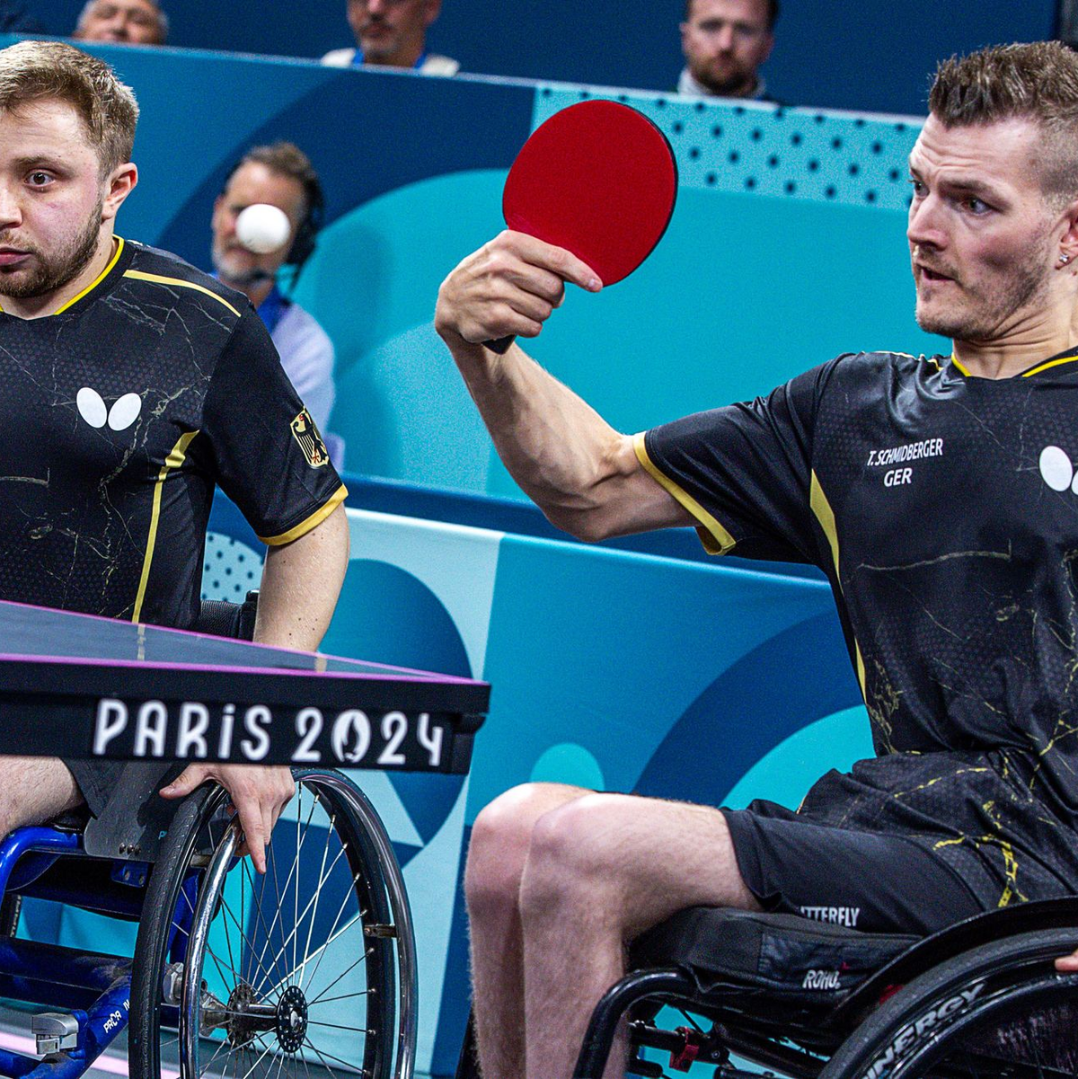 Nach Silber mit Baus kann Schmidberger noch eine weitere Medaille gewinnen. - Foto: Jens Büttner/dpa