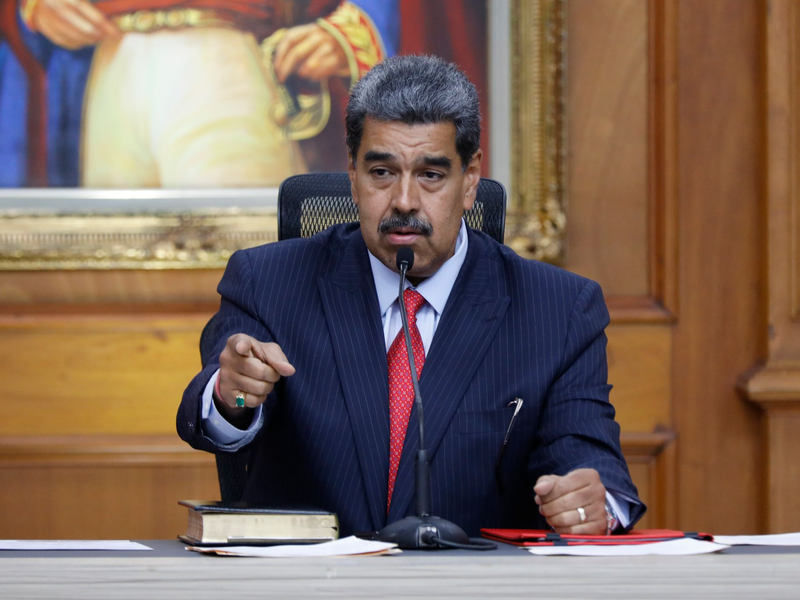 Schon in der Corona-Pandemie ließ Venezuelas Staatschef Maduro das Weihnachtsfest vorziehen. (Archivbild) - Foto: Jeampier Arguinzones/dpa