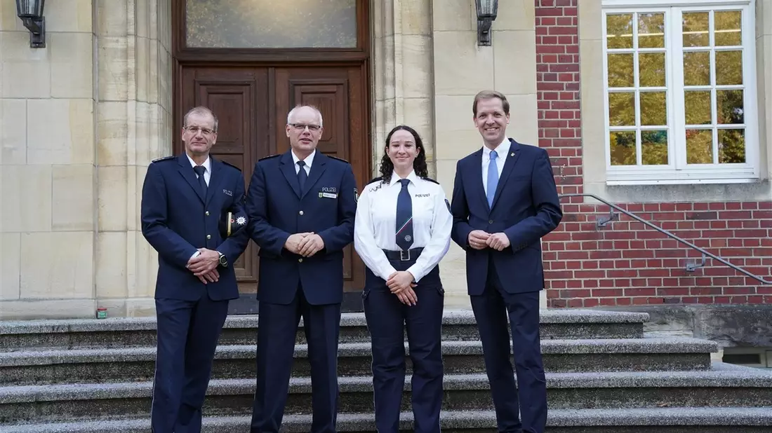 POL-COE: Coesfeld, Kreispolizeibehörde/Neuzugänge bei der Polizei - Bild: presseportal.de
