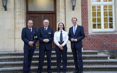 POL-COE: Coesfeld, Kreispolizeibehörde/Neuzugänge bei der Polizei - Foto: presseportal.de