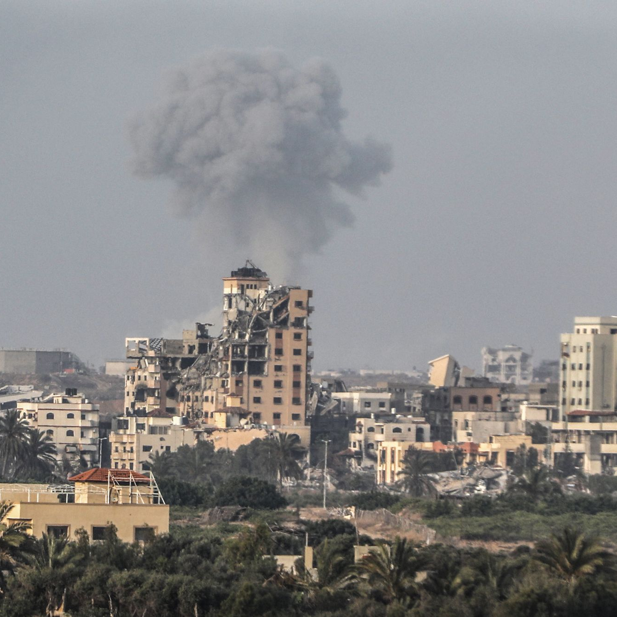 Der Krieg im Gazastreifen geht weiter. (Archivbild)  - Foto: Abed Rahim Khatib/dpa