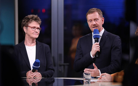 Sabine Zimmermann und Michael Kretschmer (Archiv) - Foto: über dts Nachrichtenagentur