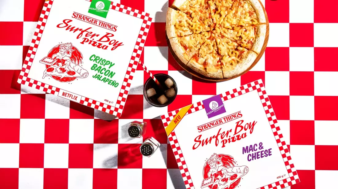 Neu in der Tiefkühltruhe / EDEKA-Verbund führt exklusive Surfer Boy Pizza aus Netflix-Kultserie Stranger Things ein - Bild: presseportal.de