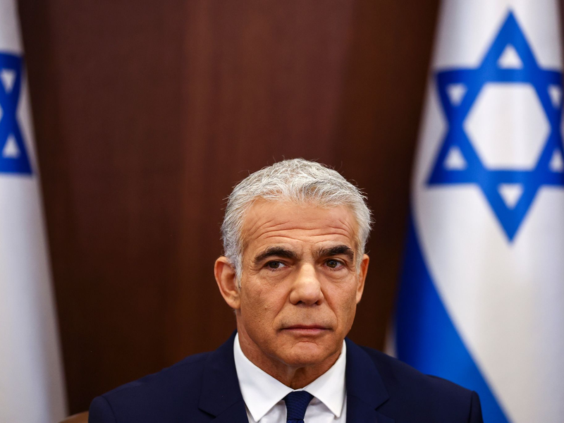 Der israelische Oppositionsführer Jair Lapid (Archivbild) - Foto: Ronen Zvulun/AP/dpa