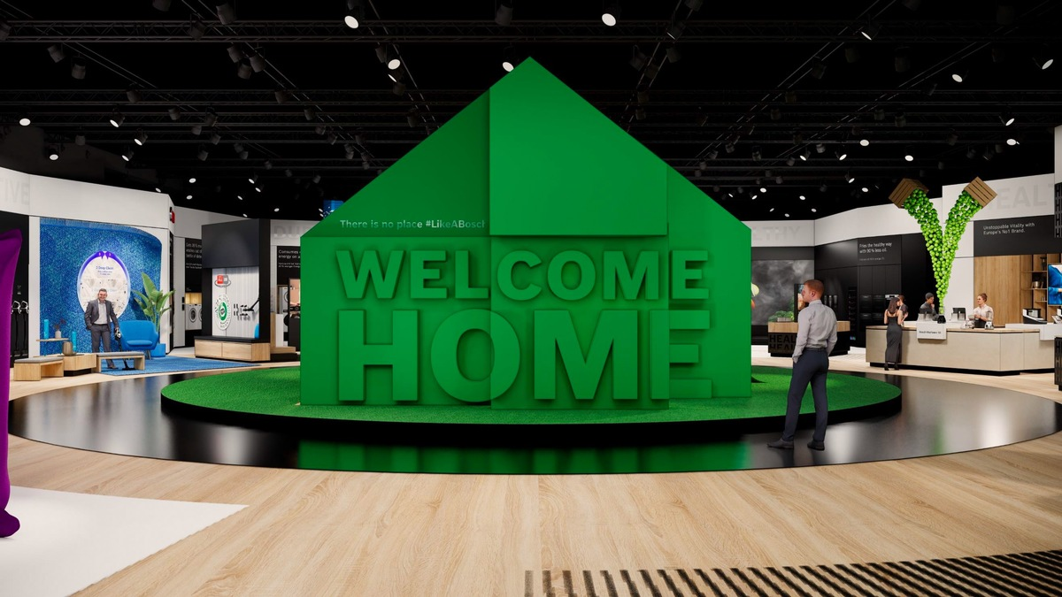 There is no place #LikeABosch. Welcome Home. / Gesund und nachhaltig leben - Bosch präsentiert auf der IFA innovative und ressourcenschonende Hausgeräte - Foto: presseportal.de