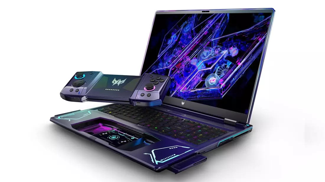 IFA 2024: Acer zeigt ausgefallenes Gaming-Notebook mit integrierten Controllern und weitere Gaming-Highlights - Bild: presseportal.de