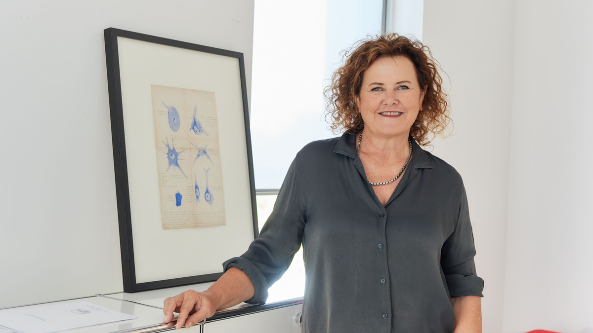 Für ihre Entdeckung der Proteinproduktion an den Synapsen im Gehirn bekommt die US-Forscherin Erin Schuman den Körber-Preis für die Europäische Wissenschaft 2024. - Foto: Marcus Gloger/Körber-Stiftung /dpa