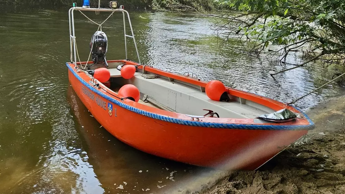 FW Hünxe: Ente in scheinbar hilfloser Lage - Bild: presseportal.de