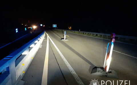 POL-PDPS: Plötzliche Hindernisse auf der Autobahn - Foto: presseportal.de