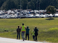 An einer Schule im US-Bundesstaat Georgia sind Schüsse gefallen. - Foto: Erin Clark/AP/dpa