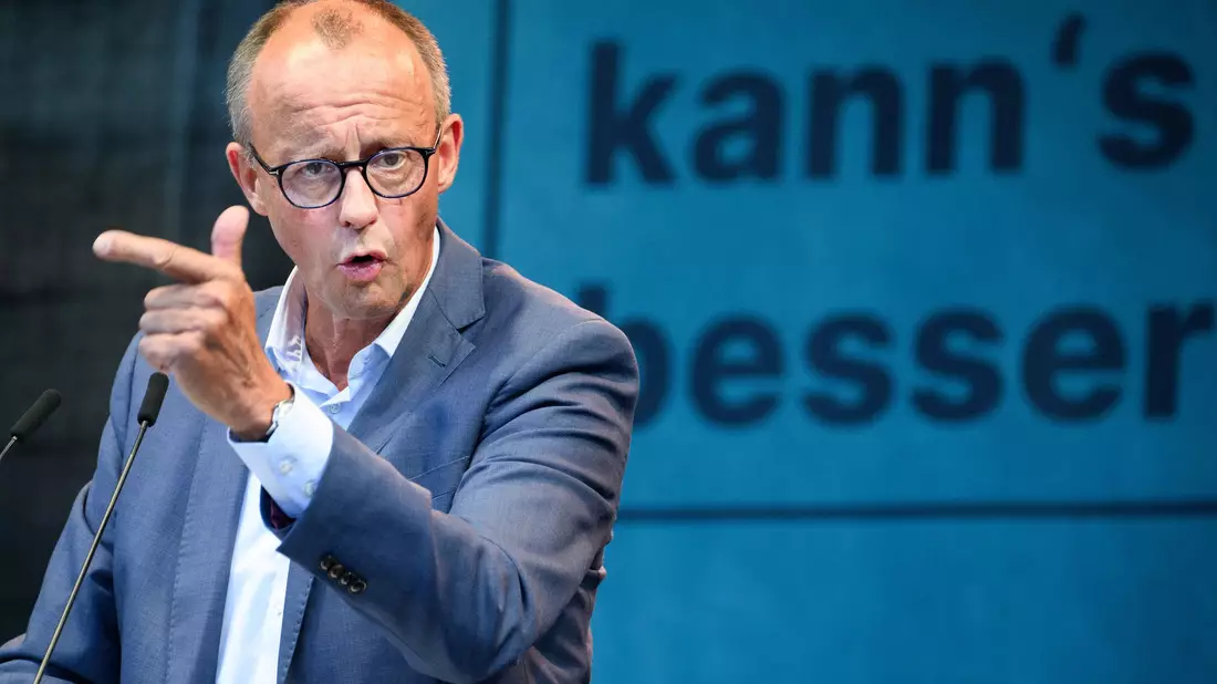 Bedingungen für weitere Gespräche hat CDU-Chef Merz schon formuliert - nun nennt er eine konkrete Frist. - Bild: Bernd von Jutrczenka/dpa