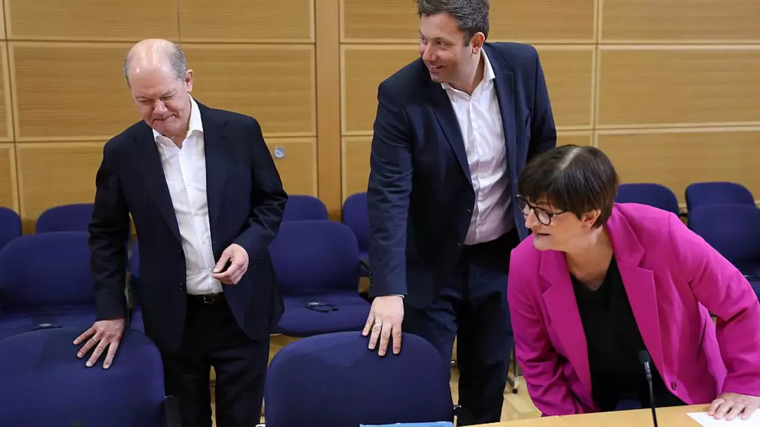 Scholz, Klingbeil, Esken (Archiv) - Bild: über dts Nachrichtenagentur