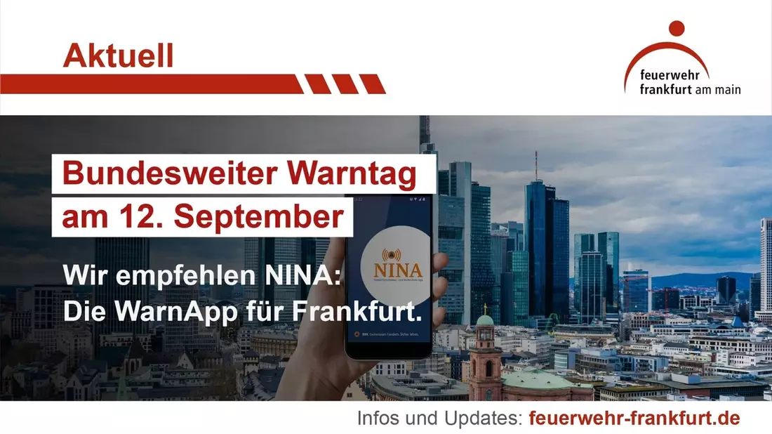 FW-F: Bundesweiter Warntag am 12. September - auch in Frankfurt - Bild: presseportal.de