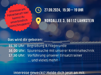 POL-PPKO: Spannender Erlebnistag für Berufsinteressierte bei der Polizei in Lahnstein - Foto: presseportal.de