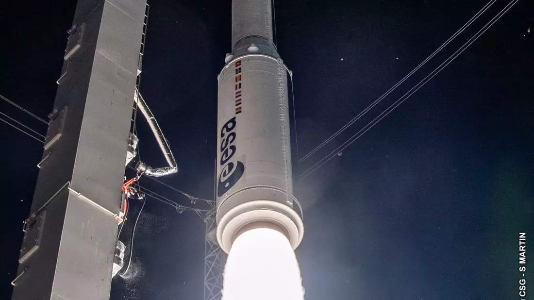 Die letzte Vega-Rakete ist ins All geflogen. - Bild: S MARTIN/ESA/dpa