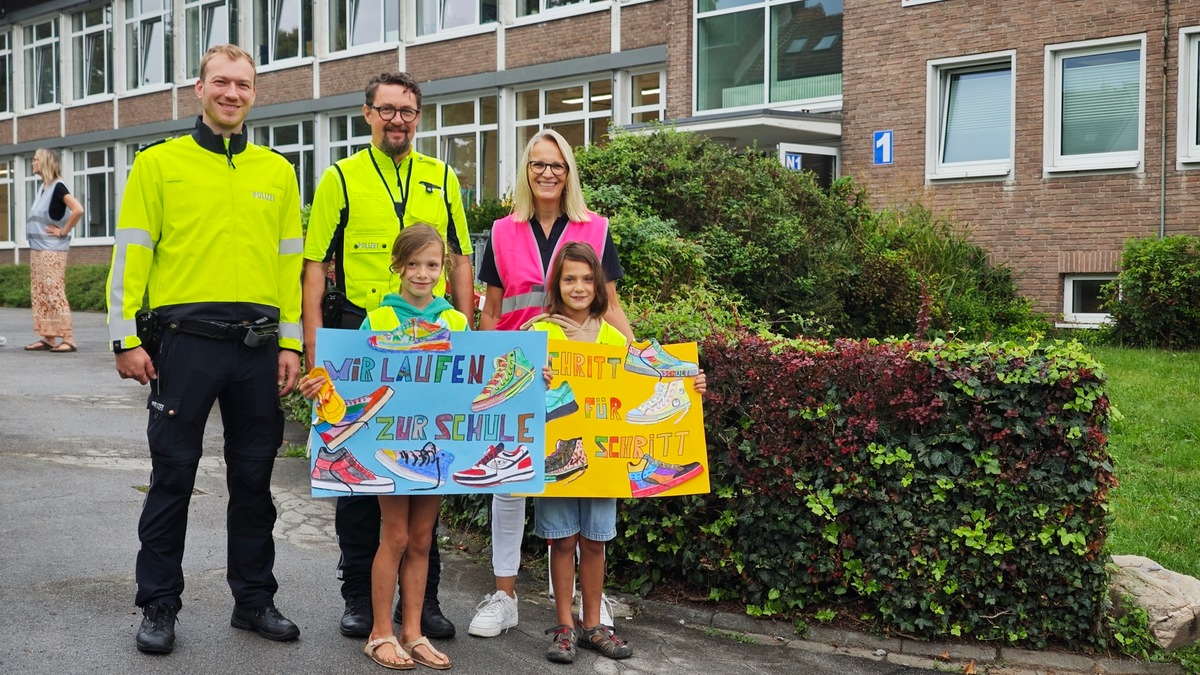 POL-VIE: Zu Fuß zur Remigiusschule - Foto: presseportal.de