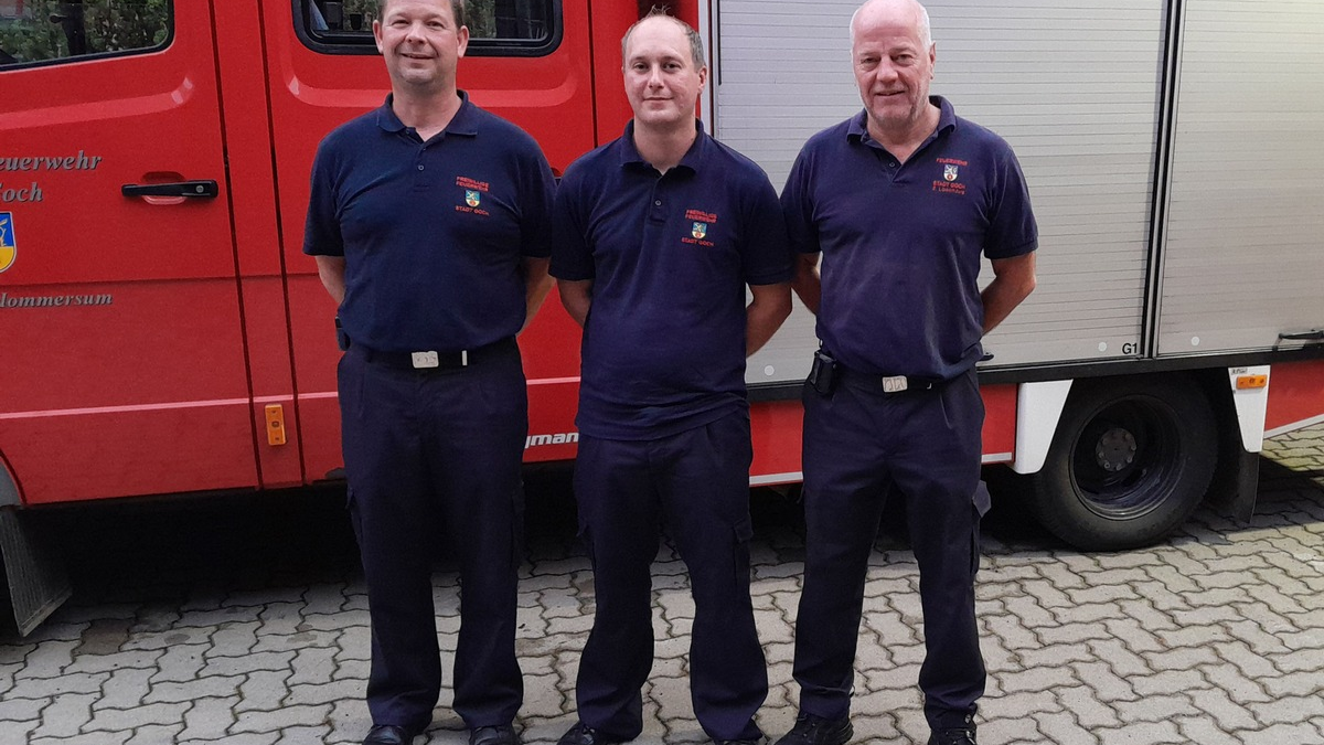 Feuerwehr Goch: Denis Houkes ist Leiter der Löscheinheit Hommersum - Foto: presseportal.de