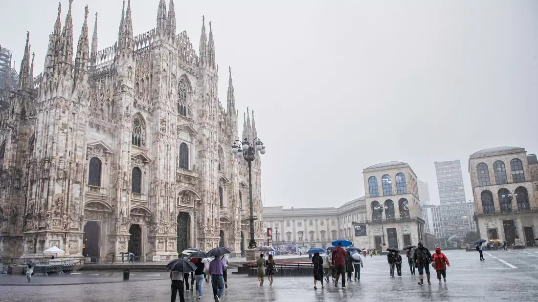 Schwere Unwetter haben in Norditalien eine Hitzewelle abgelöst - Bild: Marco Ottico/LaPresse via ZUMA Press/dpa