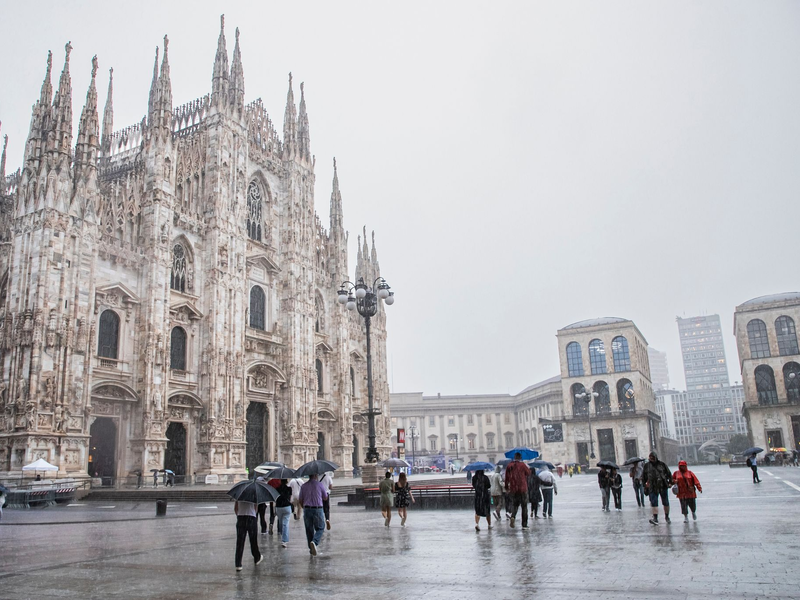 Schwere Unwetter haben in Norditalien eine Hitzewelle abgelöst - Foto: Marco Ottico/LaPresse via ZUMA Press/dpa