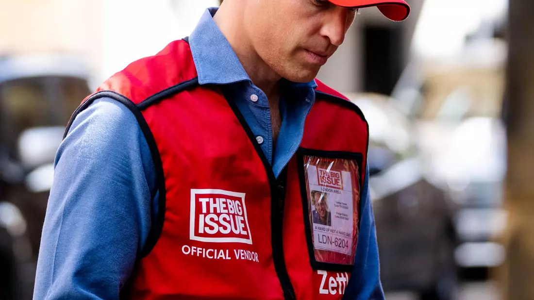 William hat den Kampf gegen Obdachlosigkeit zu einem seiner wichtigsten Themen gemacht. (Archivbild) - Bild: The Big Issue/PA Media/dpa