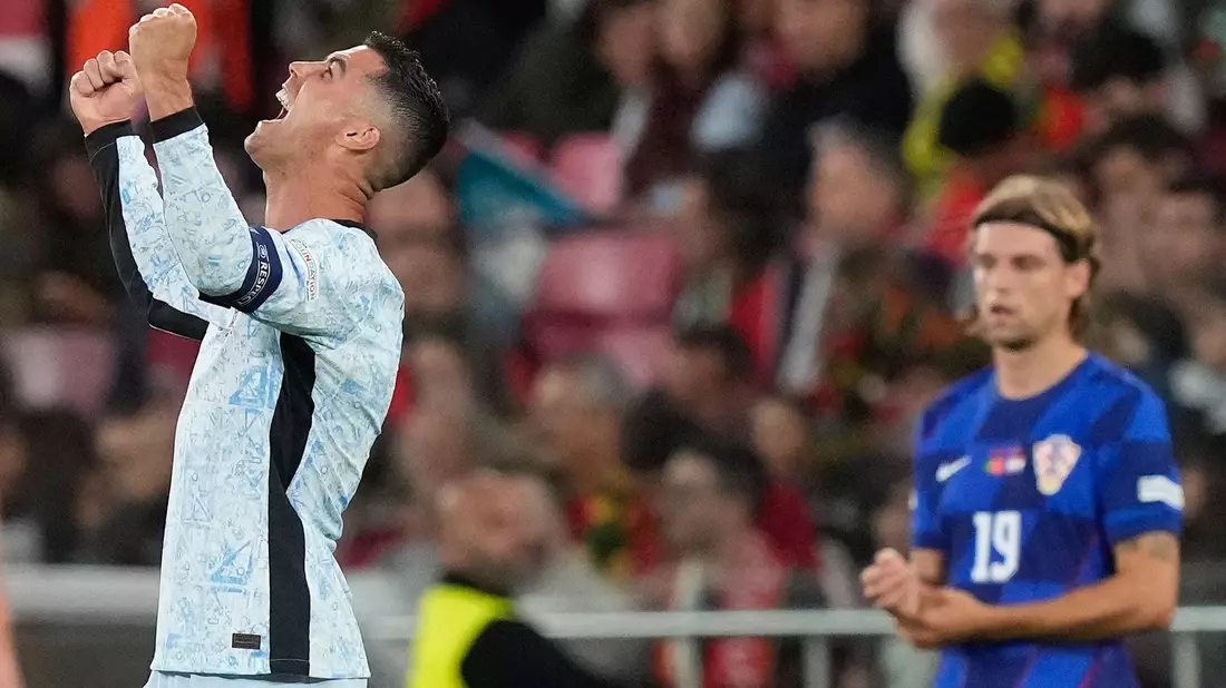 Cristiano Ronaldo stellt die nächste beeindruckende Marke auf. - Bild: Armando Franca/AP