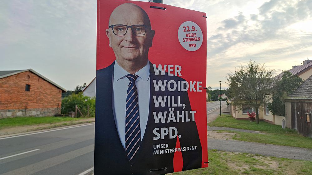 SPD-Wahlplakat mit Dietmar Woidke zur Landtagswahl in Brandenburg (Archiv) - Foto: über dts Nachrichtenagentur