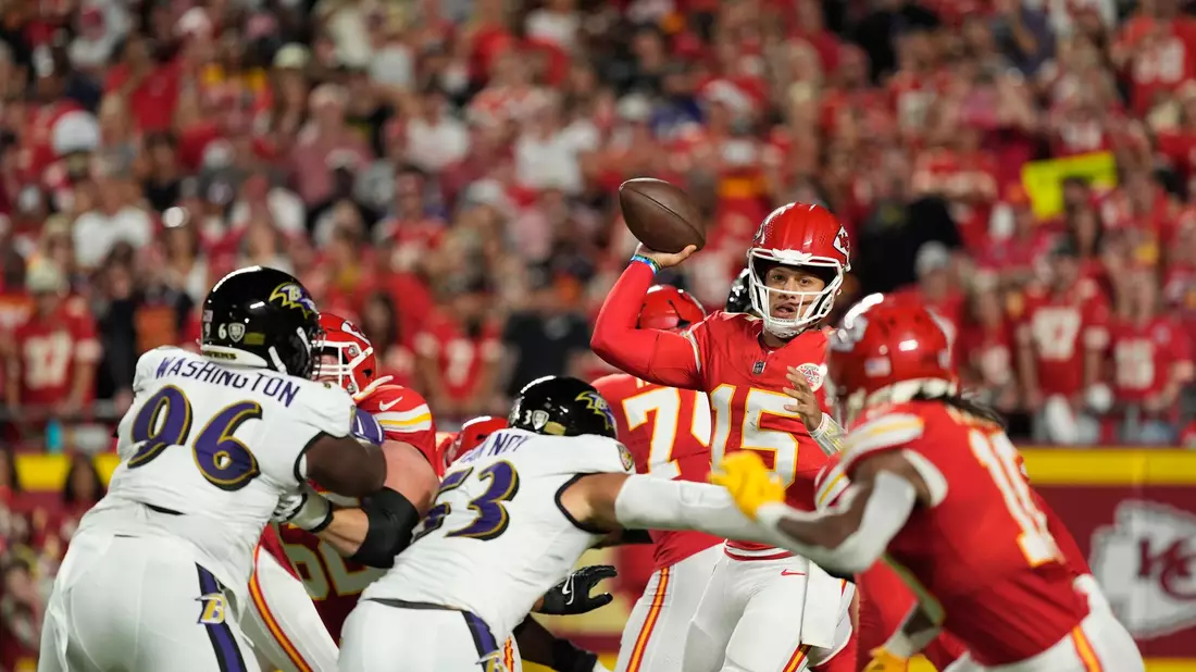 Xavier Worthy spielte erstmals in seiner Karriere in der NFL und erzielte gleich zwei Touchdowns für die Kansas City Chiefs. - Bild: Charlie Riedel/AP/dpa