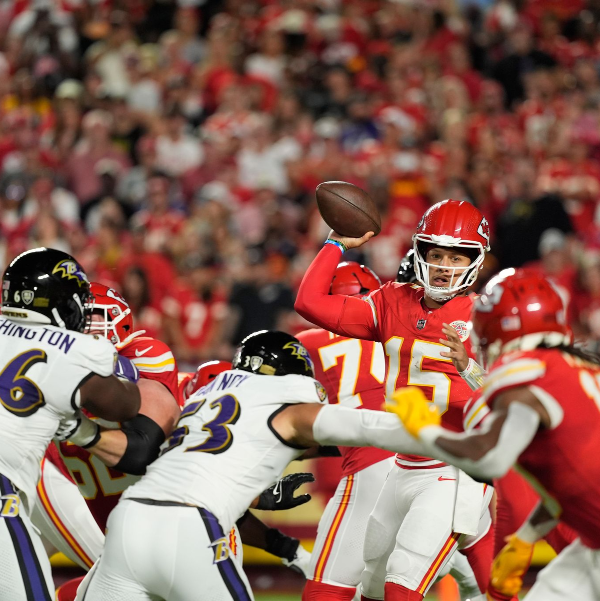 Xavier Worthy spielte erstmals in seiner Karriere in der NFL und erzielte gleich zwei Touchdowns für die Kansas City Chiefs. - Foto: Charlie Riedel/AP/dpa