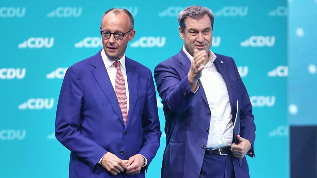 Friedrich Merz und Markus Söder (Archiv) - Bild: über dts Nachrichtenagentur