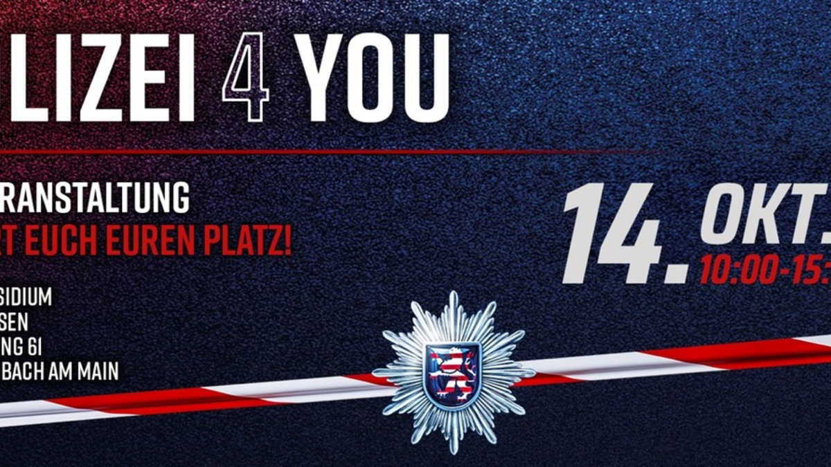 POL-OF: Komm zur Nachwuchs-Infoveranstaltung 