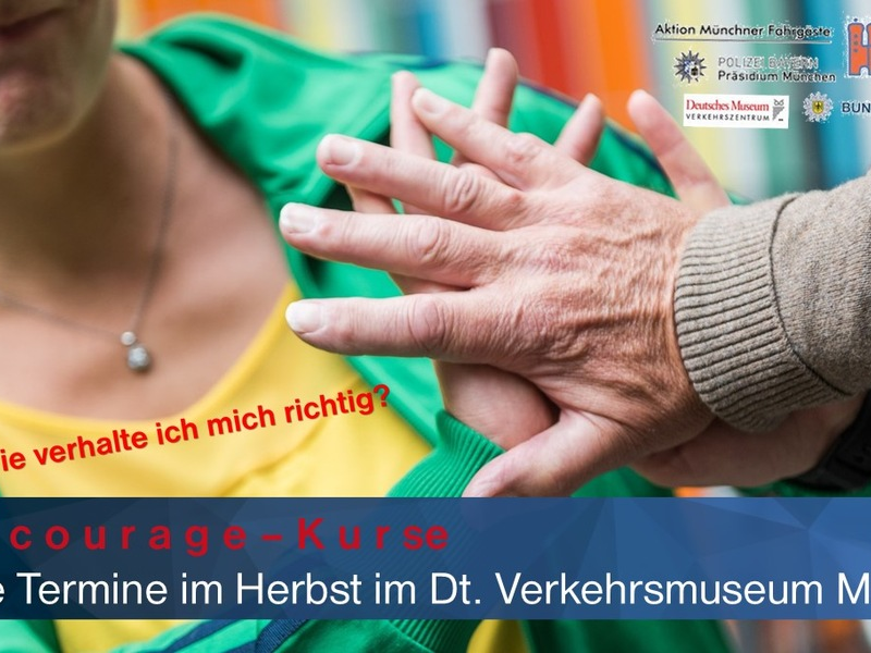 Bundespolizeidirektion München: Aktion Münchner Fahrgäste lädt zum Verhaltenstraining ein / Mit Herz und Verstand handeln - Notfall? Du hilfst - ich auch! - Foto: presseportal.de