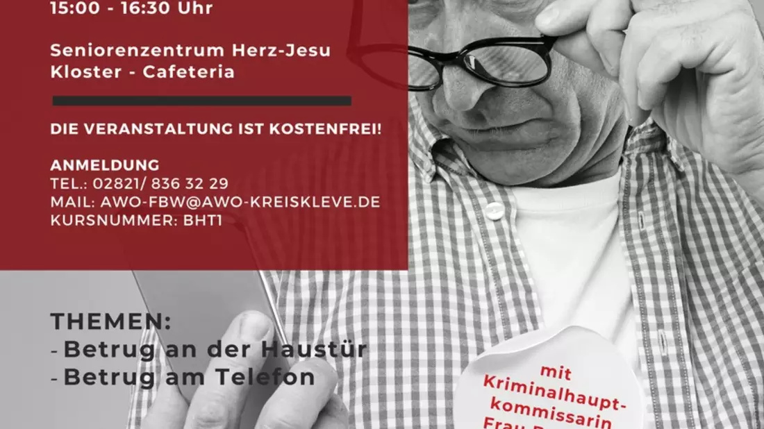 POL-KLE: Kleve - Achtung Betrug: Präventionsveranstaltung zu Betrugsmaschen - Bild: presseportal.de