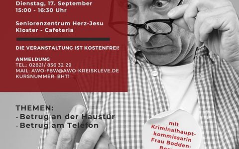 POL-KLE: Kleve - Achtung Betrug: Präventionsveranstaltung zu Betrugsmaschen - Foto: presseportal.de