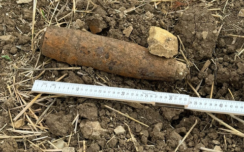 LPI-NDH: Fundmunition auf Ackerfläche festgestellt - Foto: presseportal.de