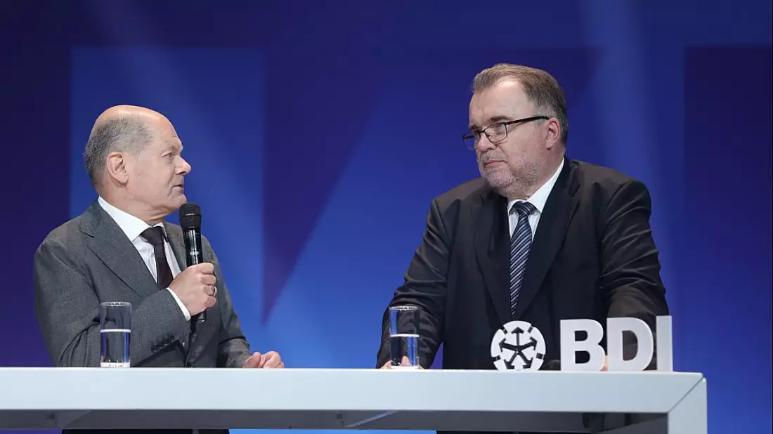 Olaf Scholz und Siegfried Russwurm (Archiv) - Bild: über dts Nachrichtenagentur