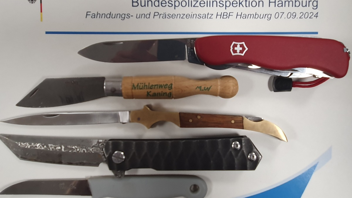 BPOL-HH: Fahndungs- und Präsenzmaßnahmen der Bundespolizei im Hamburger Hauptbahnhof und im Bahnhof Reeperbahn - Foto: presseportal.de