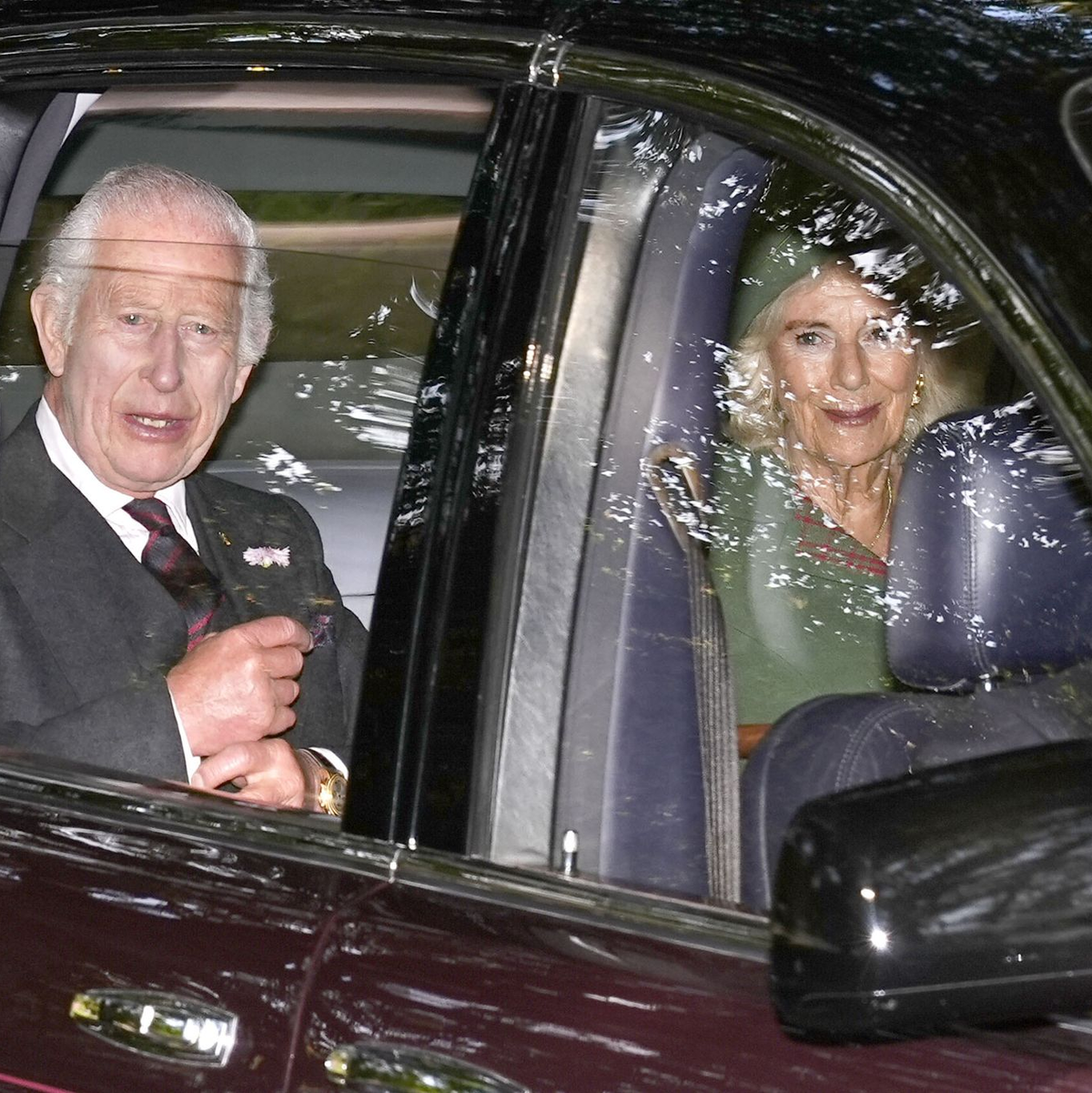 Ihr Sohn König Charles III. hat kein leichtes Jahr hinter sich. - Foto: Aaron Chown/PA Wire/dpa