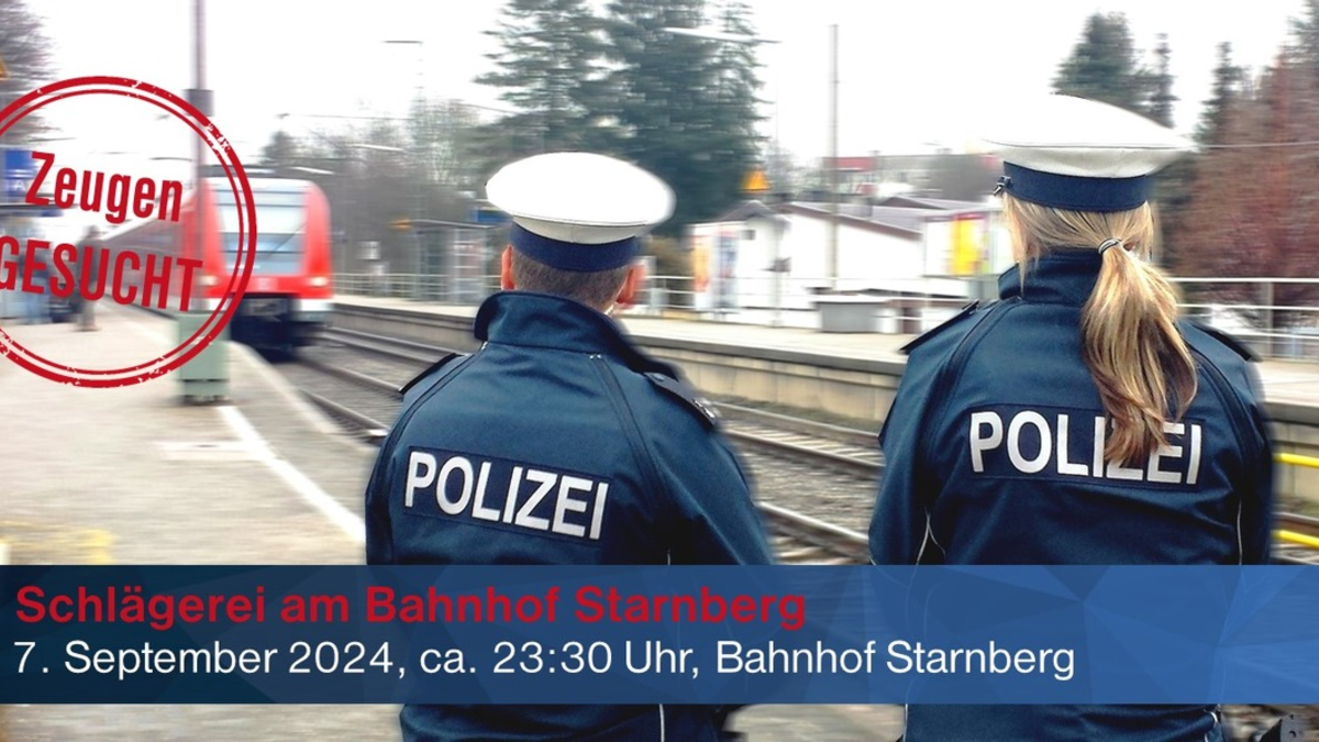 Bundespolizeidirektion München: Schlägerei am Bahnhof Starnberg / Bundespolizei sucht Zeugen - Foto: presseportal.de