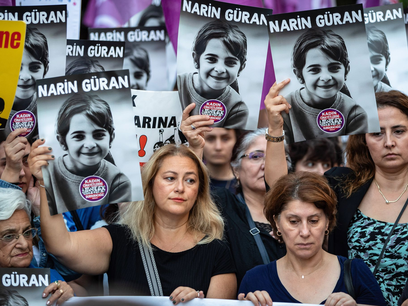 Die achtjährige Narin Güran wurde brutal ermordet. (Archivbild) - Foto: Onur Dogman/SOPA Images via ZUMA Press Wire/dpa