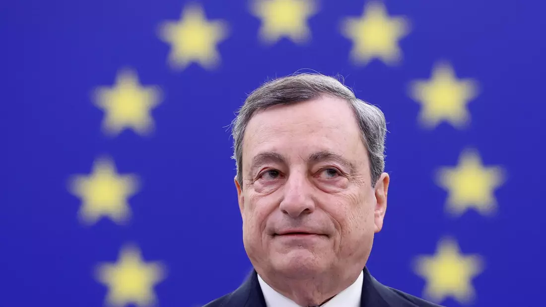 Der ehemalige italienische Ministerpräsident stellte in Brüssel seinen Bericht zur Wettbewerbsfähigkeit der EU vor. (Archivbild) - Bild: Jean-Francois Badias/AP/dpa