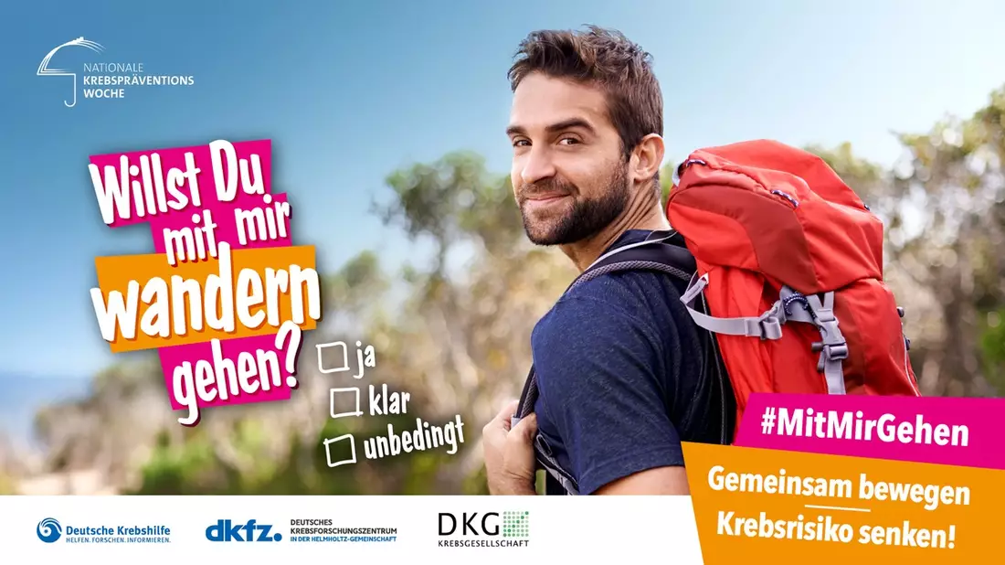 Bewegung senkt das Krebsrisiko / Nationale Krebspräventionswoche 2024: Gemeinsam bewegen - Krebsrisiko senken - Bild: presseportal.de