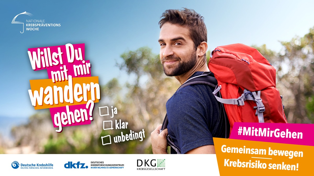 Bewegung senkt das Krebsrisiko / Nationale Krebspräventionswoche 2024: 