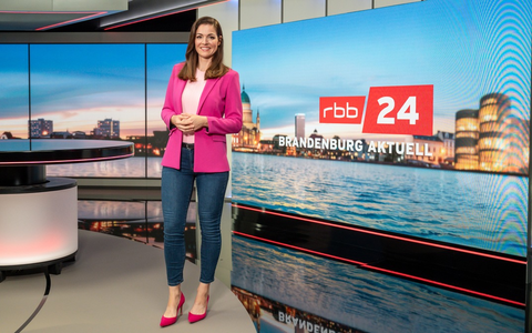 Neues Studio für rbb24 Brandenburg aktuell - Foto: presseportal.de
