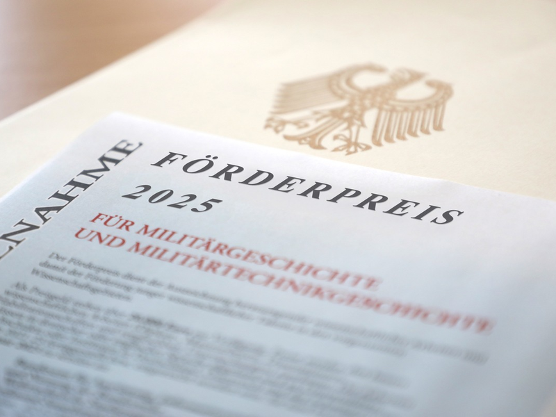 Förderpreis 2025 für Militärgeschichte und Militärtechnikgeschichte - Foto: presseportal.de