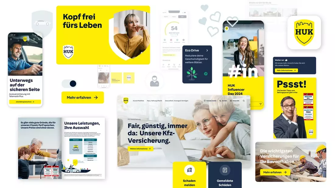 Neues Corporate Design der HUK-COBURG trägt Digitalisierung Rechnung - Bild: presseportal.de