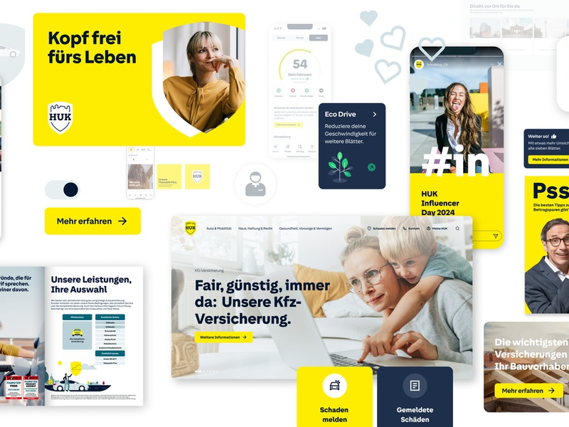 Neues Corporate Design der HUK-COBURG trägt Digitalisierung Rechnung - Foto: presseportal.de